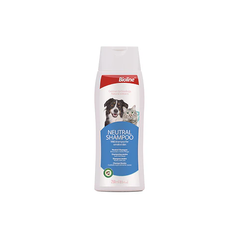 Shampoo Bioline Neutro Para Perros y Gatos - 250ml
