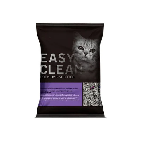 Arena Sanitaria de Bentonta con Aroma Lavanda Easy Clean - 20kg