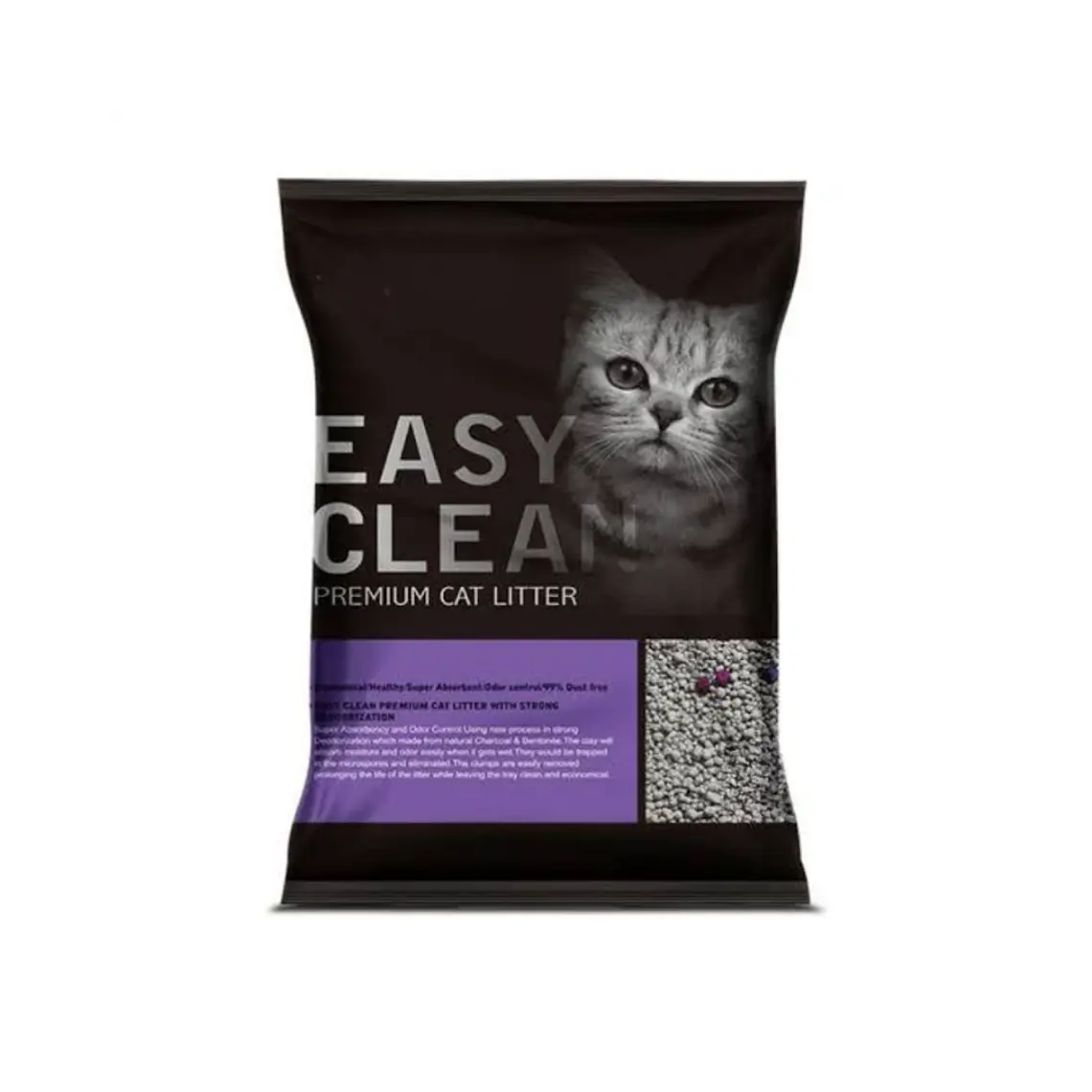 Arena Sanitaria de Bentonta con Aroma Lavanda Easy Clean - 20kg 1