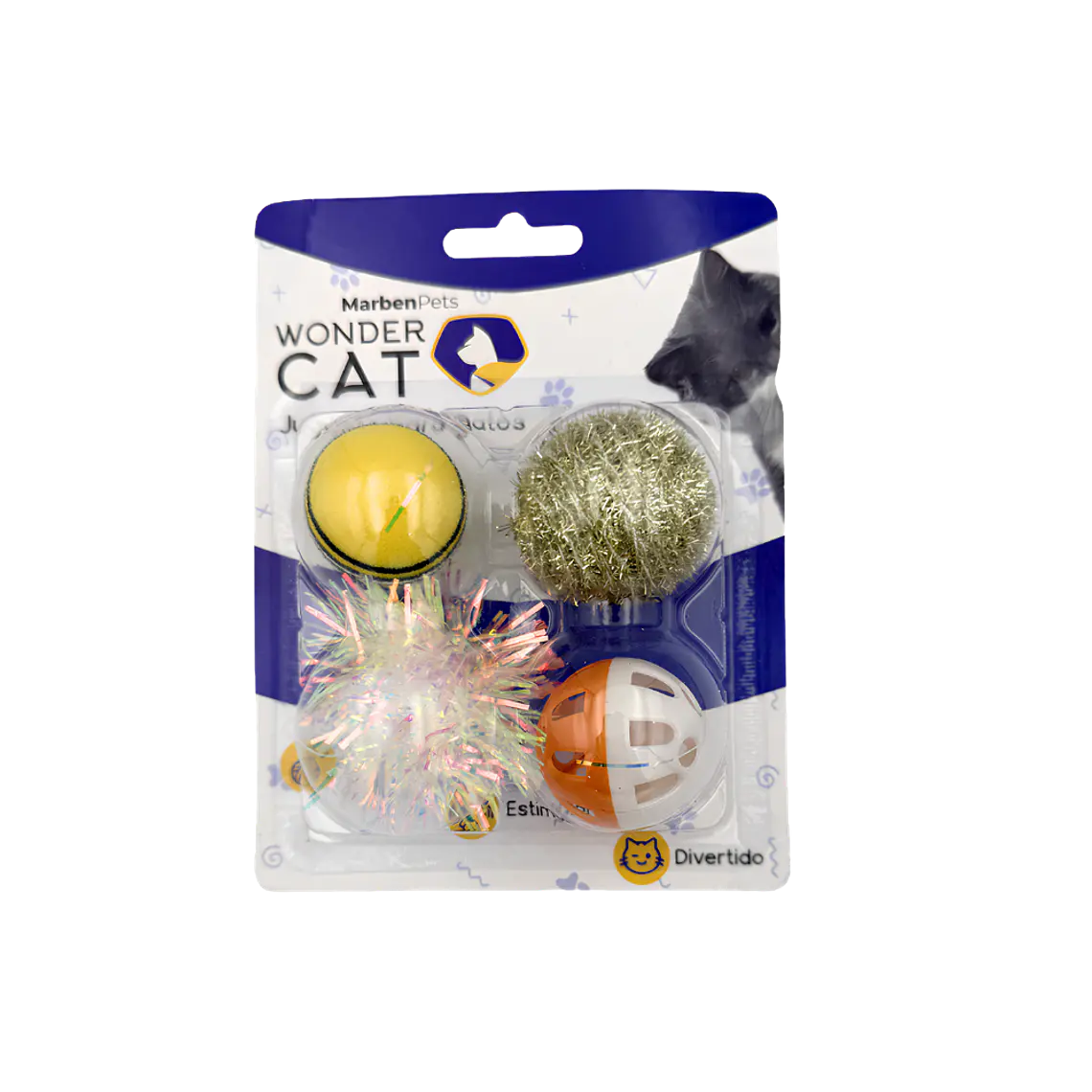 Set 4 Pelotas Surtidas Wonder Cat 1