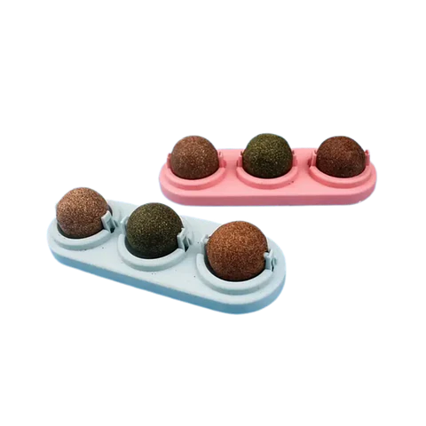 Set de Bolas Giratorias con Catnip Wonder Cat