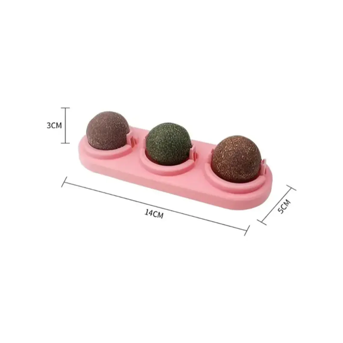 Set de Bolas Giratorias con Catnip Wonder Cat 3