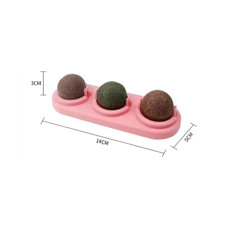 Set de Bolas Giratorias con Catnip Wonder Cat 3