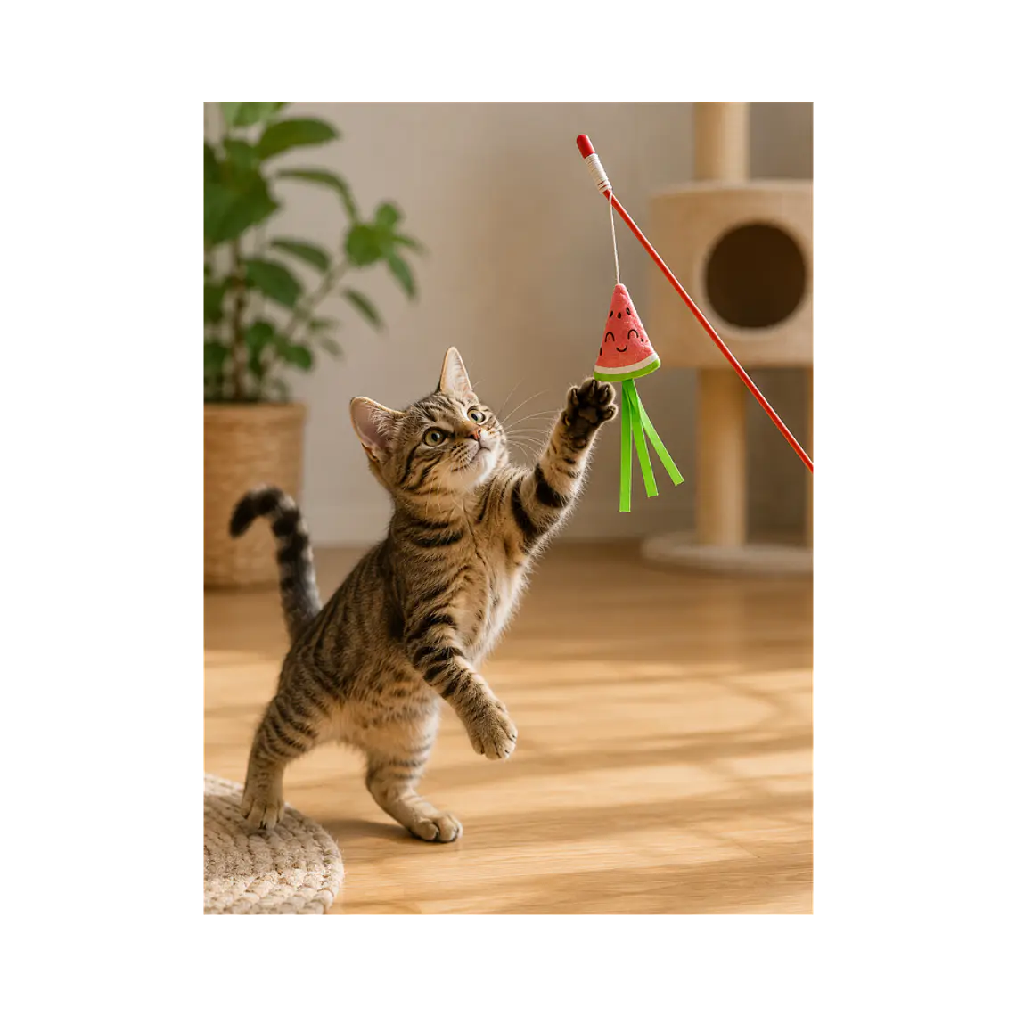 Varilla para Gatos Sandia 46cm Hey! 2