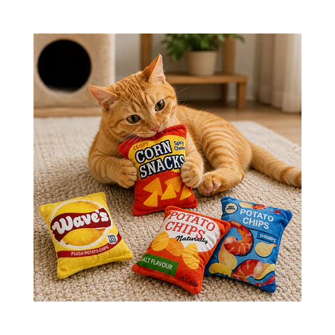 Peluche de Snack con Catnip Variedades Wonder Cat