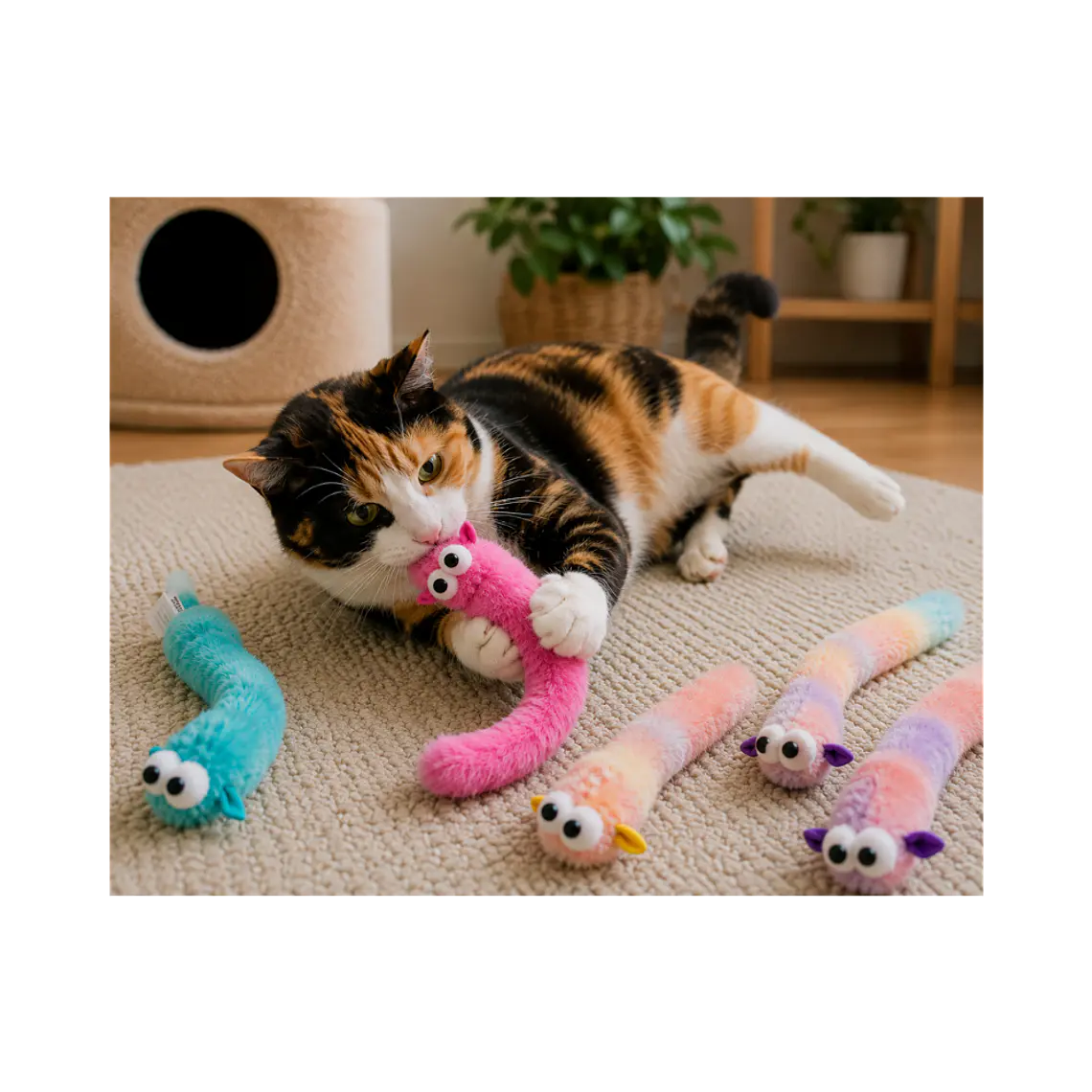 Raton Color Arcoiris con Catnip Wonder Cat 2