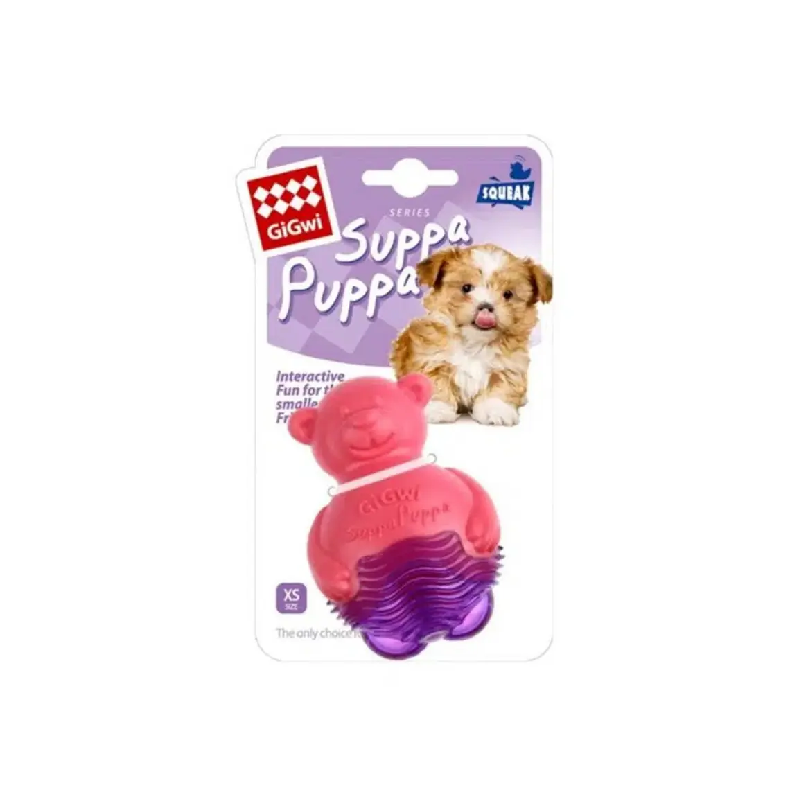 Suppa Puppa Oso Rosado Gigwi 1