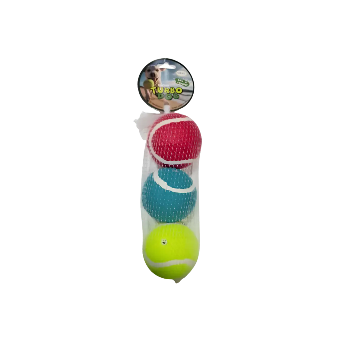 Pelota de Tenis con Sonido 3 Unidades 6cm TurboDog 1