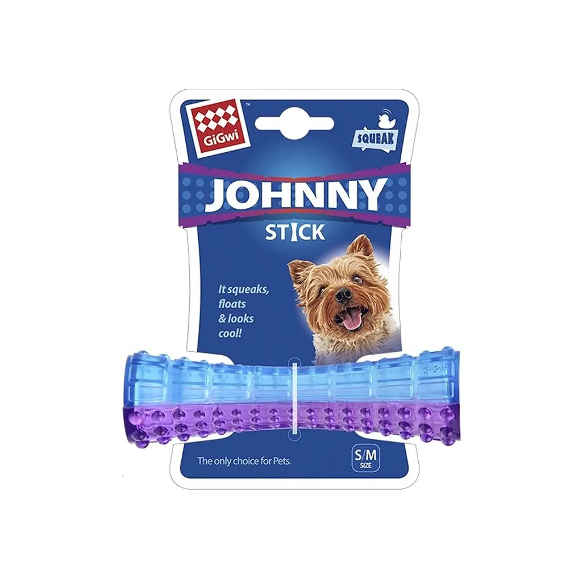 Johnny Stick Small Blue-Purple Gigwi 1