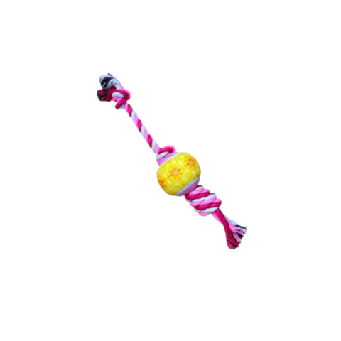 Cuerda Trenzada con Pelota de Tenis 33cm Warrior