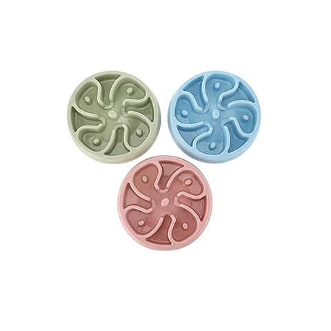Plato de Alimentacion Lenta Diseño de Flor - TQ0021-1