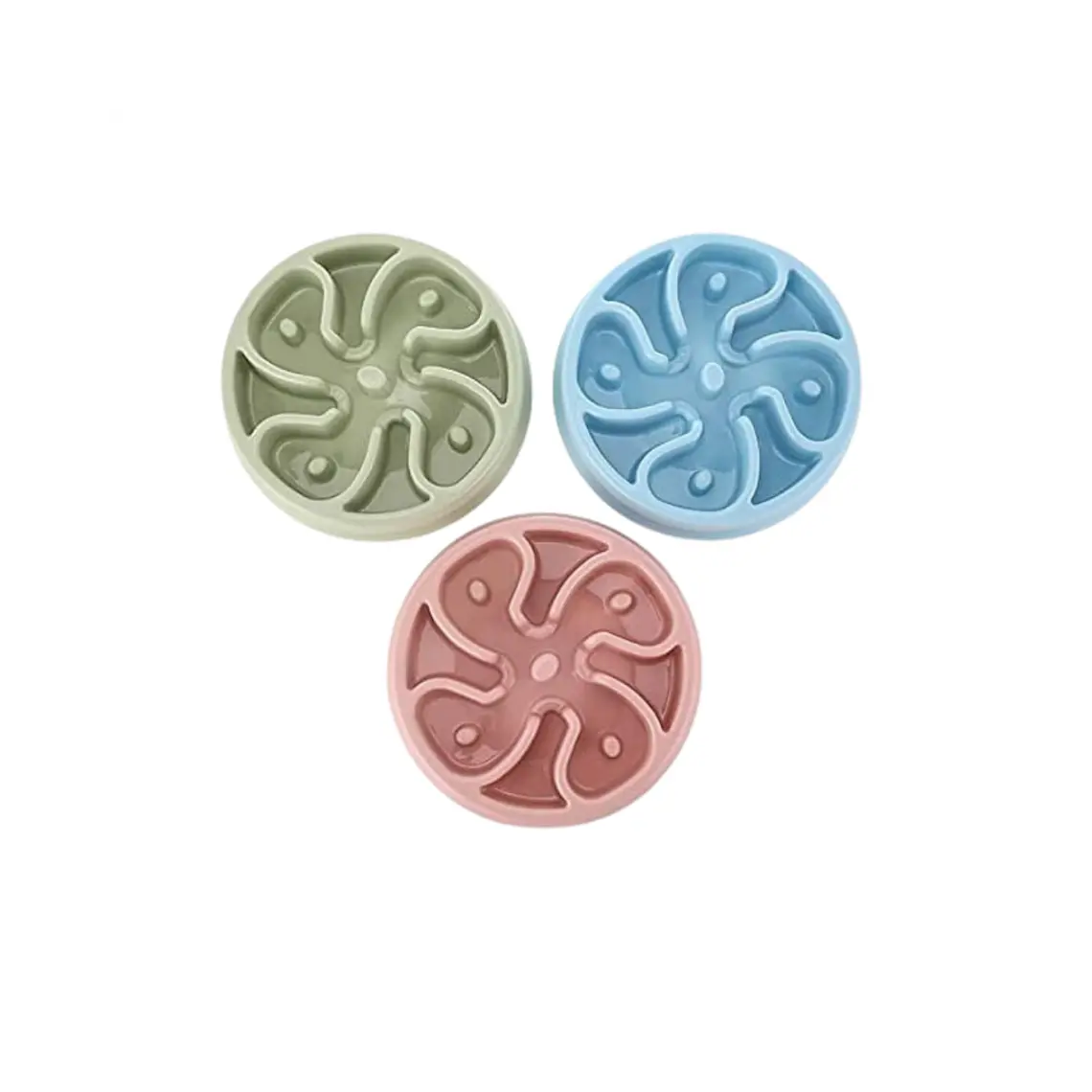 Plato de Alimentacion Lenta Diseño de Flor - TQ0021-1 1