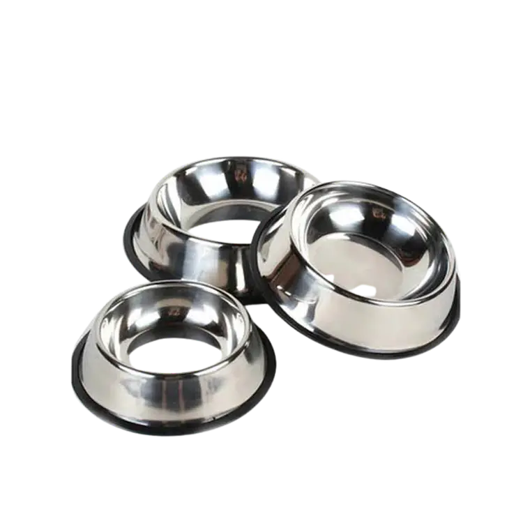 Plato de Acero Inoxidable Antideslizante 230ml - KE-4801 1