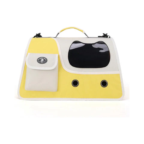 Bolso Transportador para Mascotas Amarillo -1015MA