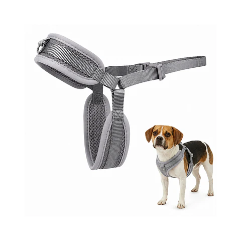 Arnés para Perros Gris Acolchado - ZJ325003-M
