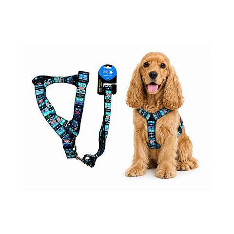 Correa + Arnés para Perros Diseño Nativo Talla M - WD927930