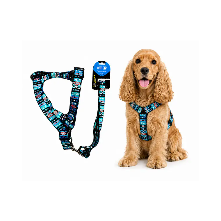 Correa + Arnés para Perros Diseño Nativo Talla M - WD927930 1