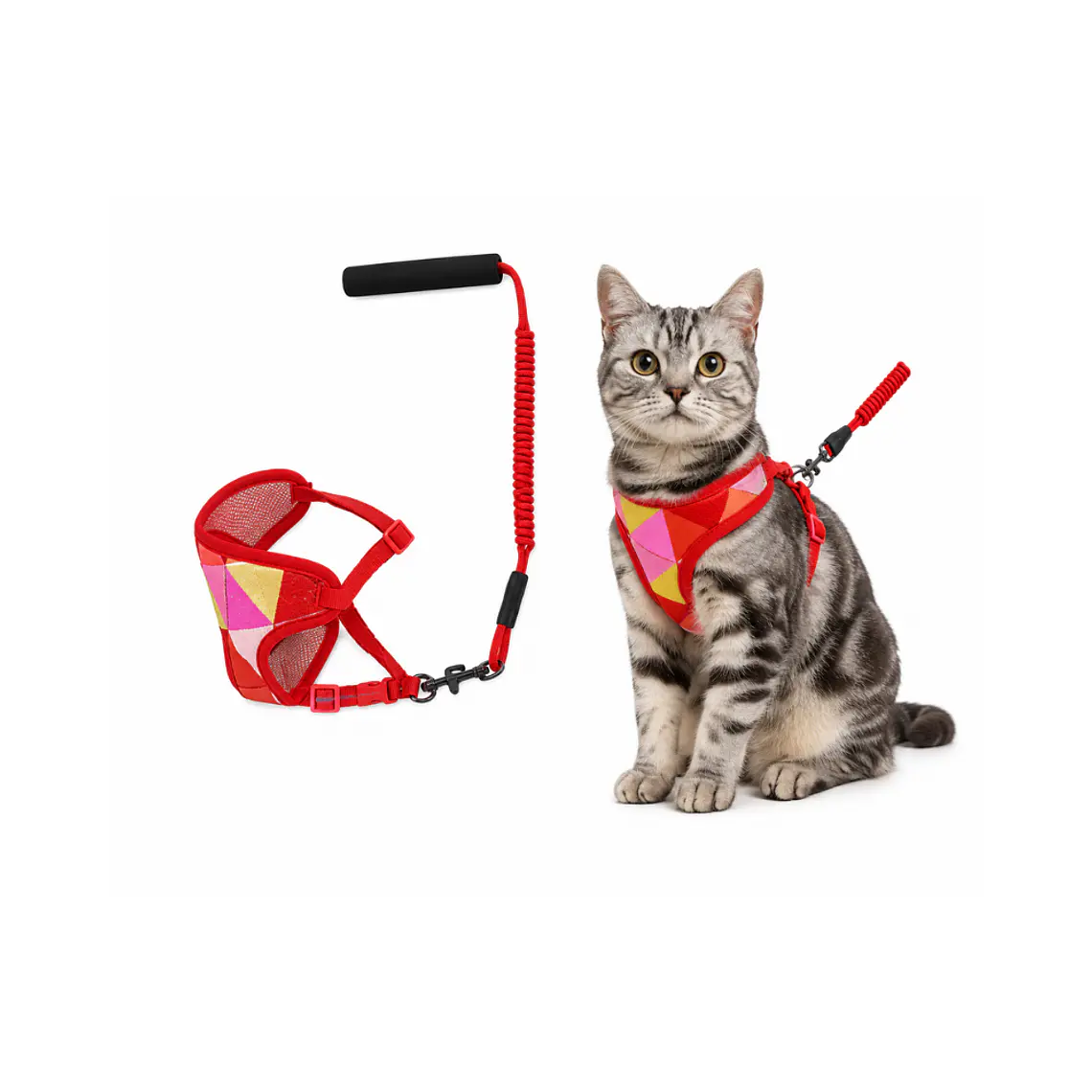 Correa + Arnés para Gatos Diseño Surtido Talla S - DN184 1