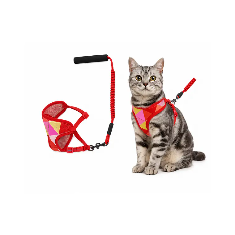 Correa + Arnés para Gatos Diseño Surtido Talla S - DN184 1