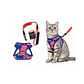 Correa + Arnés para Gatos Diseño Surtido Talla M- DN185 - Miniatura 1
