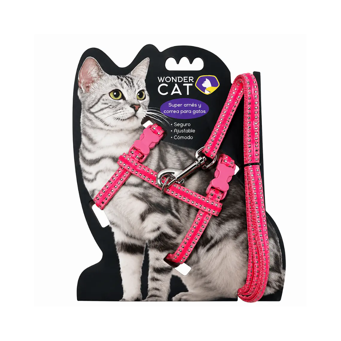 Correa + Arnés para Gatos Diseño Brillos - CL12 1