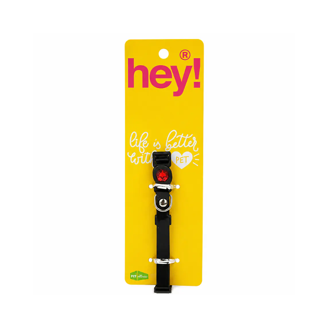 Collar Para Gatos Anti Ahorque Diseño Negro Charol 20-32 cm YYL103888 1