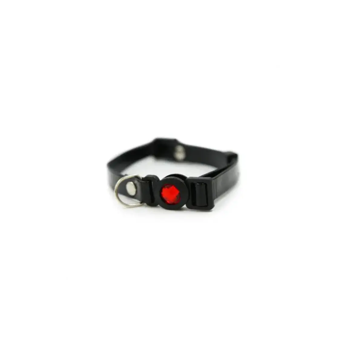 Collar Para Gatos Anti Ahorque Diseño Negro Charol 20-32 cm YYL103888 2