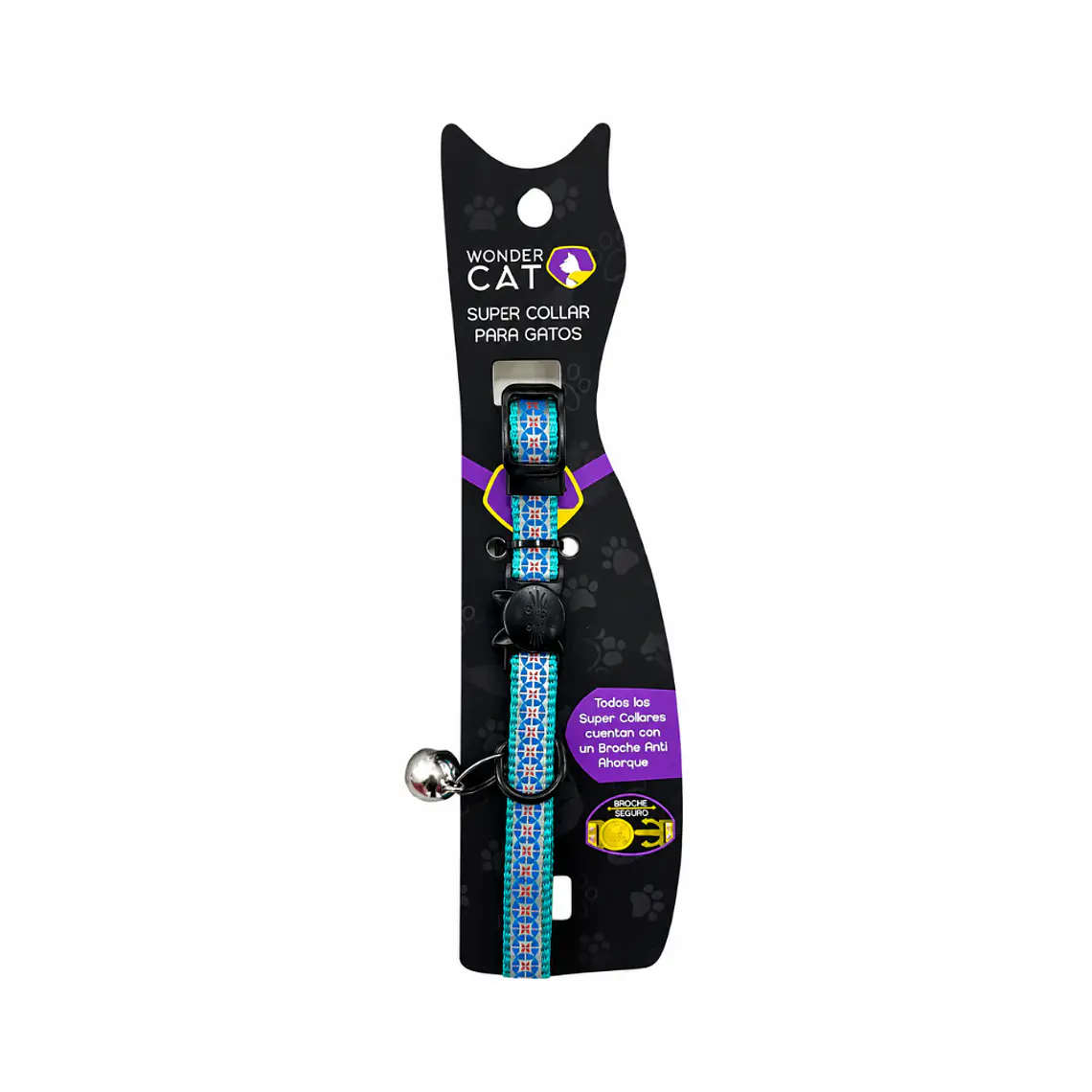 Collar Para Gatos Anti Ahorque Diseño Reflectante 18-28cm - VM007 1