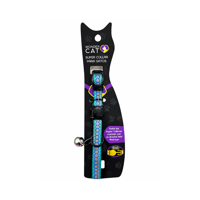 Collar Para Gatos Anti Ahorque Diseño Reflectante 18-28cm - VM007 1