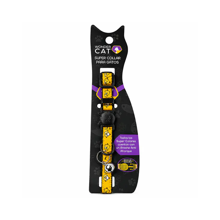 Collar Para Gatos Anti Ahorque Diseño Pajaritos 18-28cm - VM009 1