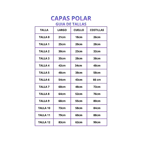 Capa de Polar Para Mascotas Talla 11