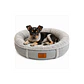 Cama Acolchada Circular Gris Pequeña - QS-YW2393S - Miniatura 1