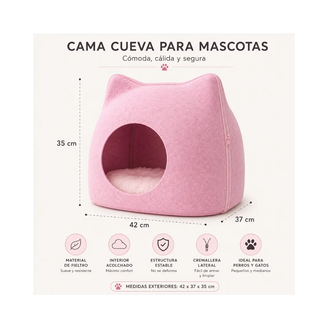 Regufios Para Mascotas Forma de Gato - RYM001 2