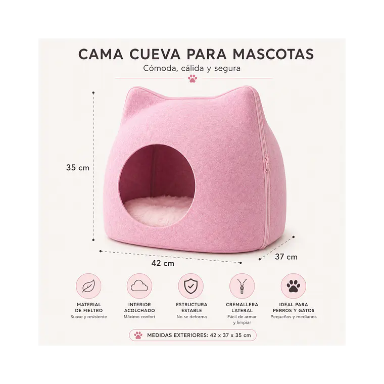 Regufios Para Mascotas Forma de Gato - RYM001 2