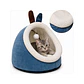 Cueva Pequeña Para Mascotas Color Azul - QS-MW2360-B - Miniatura 3