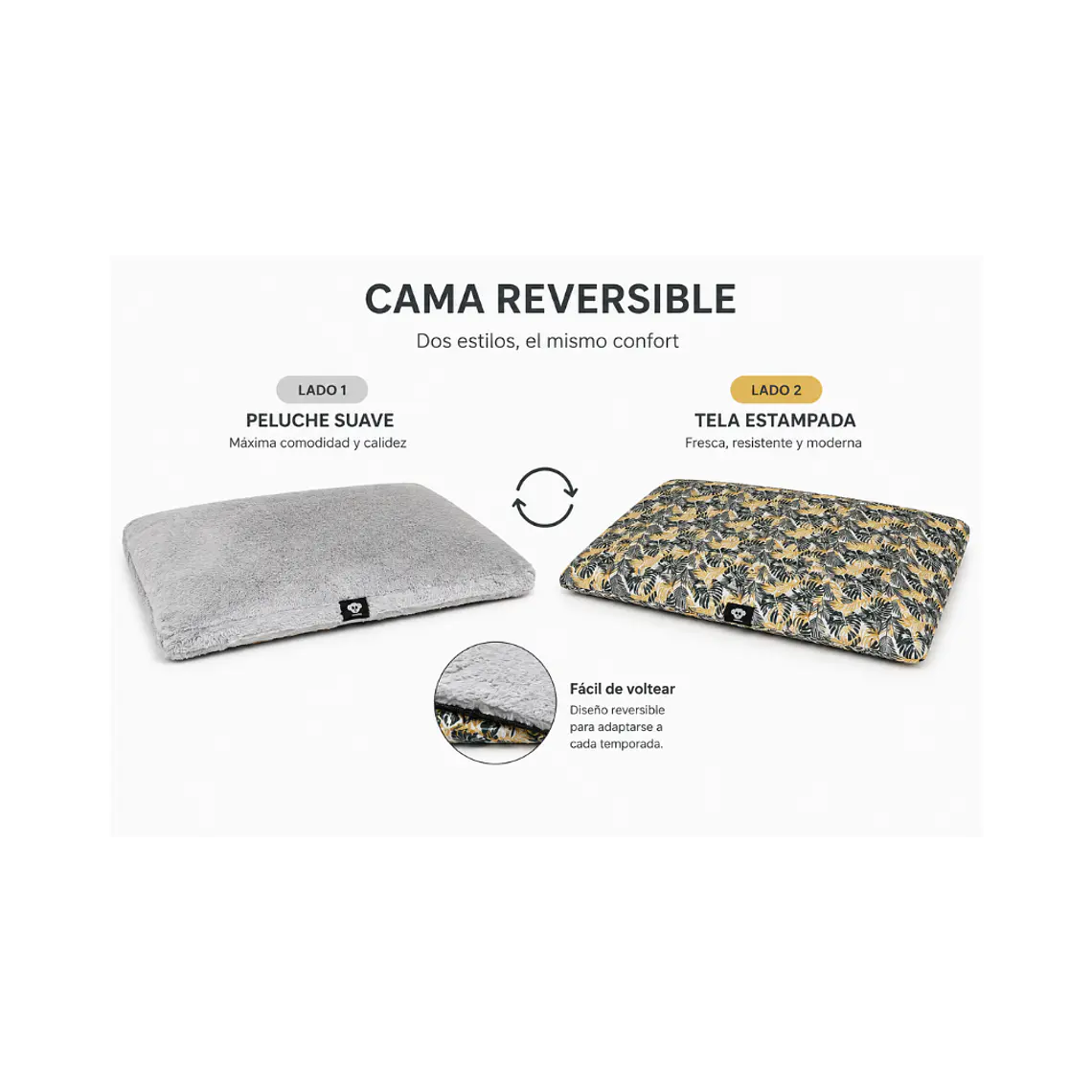 Colchón Antiestrés Reversible XS 50 x 35cm - YF107319S 2
