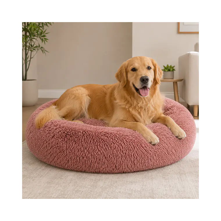 Cama Circular de Felpa Antiestres 80cm - FEP80 2