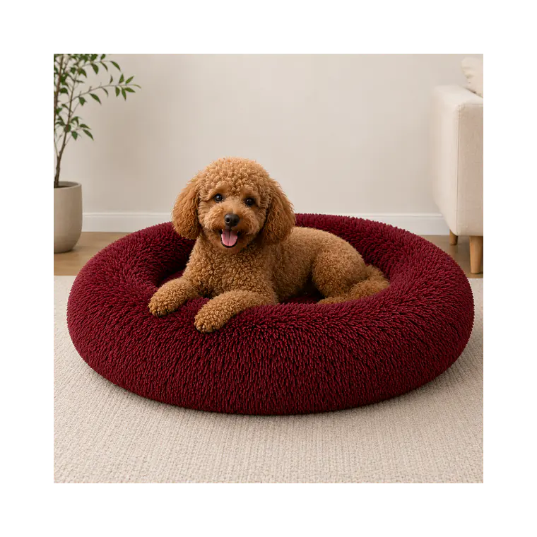 Cama Circular de Felpa Antiestres 60cm - FEP60 2