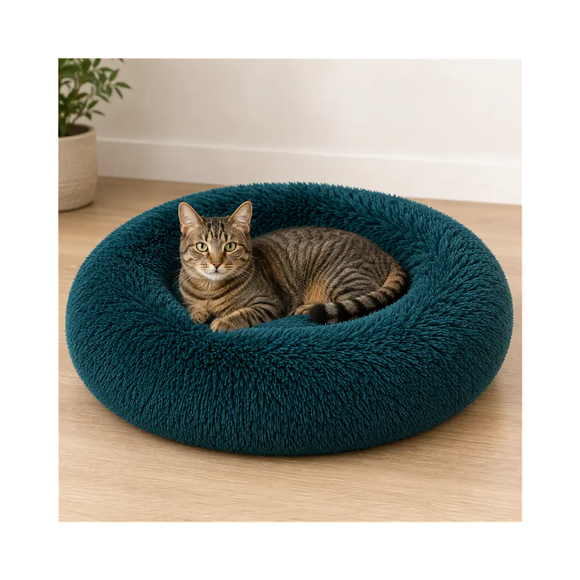 Cama Circular de Felpa Antiestres 50cm - FEP50 2