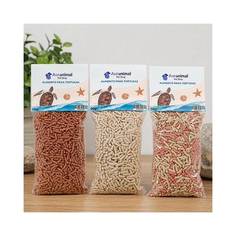 Alimento Pellet Para Tortugas 60gr