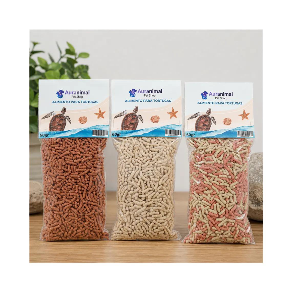 Alimento Pellet Para Tortugas 60gr 1