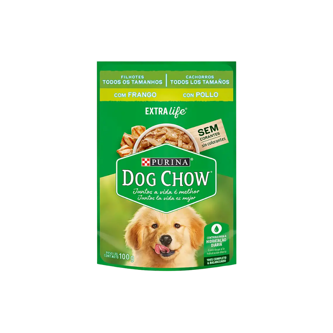 Sachet Dog Chow Cachorro Sabor Pollo 100gr 1
