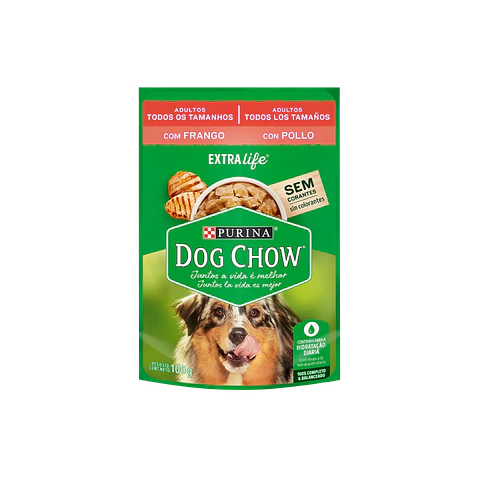 Sachet Dog Chow Adulto Sabor Pollo 100gr