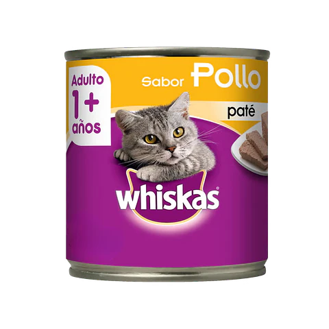 Lata Whiskas Pate Sabor Pollo - 290gr