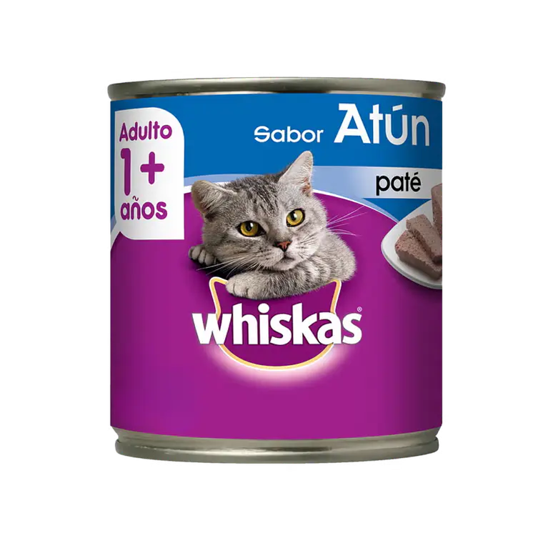 Lata Whiskas Pate Sabor Atun - 290gr 1