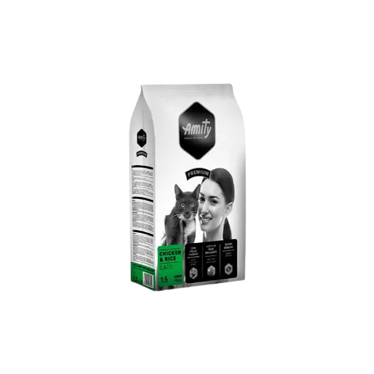 Alimento Amity Premium Gato Adulto Pollo y Arroz- 1.5kg 1