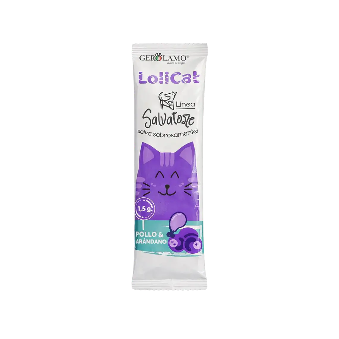 Paleta Para Gatos Lolicat Pollo y Arandano - 1.5gr 1