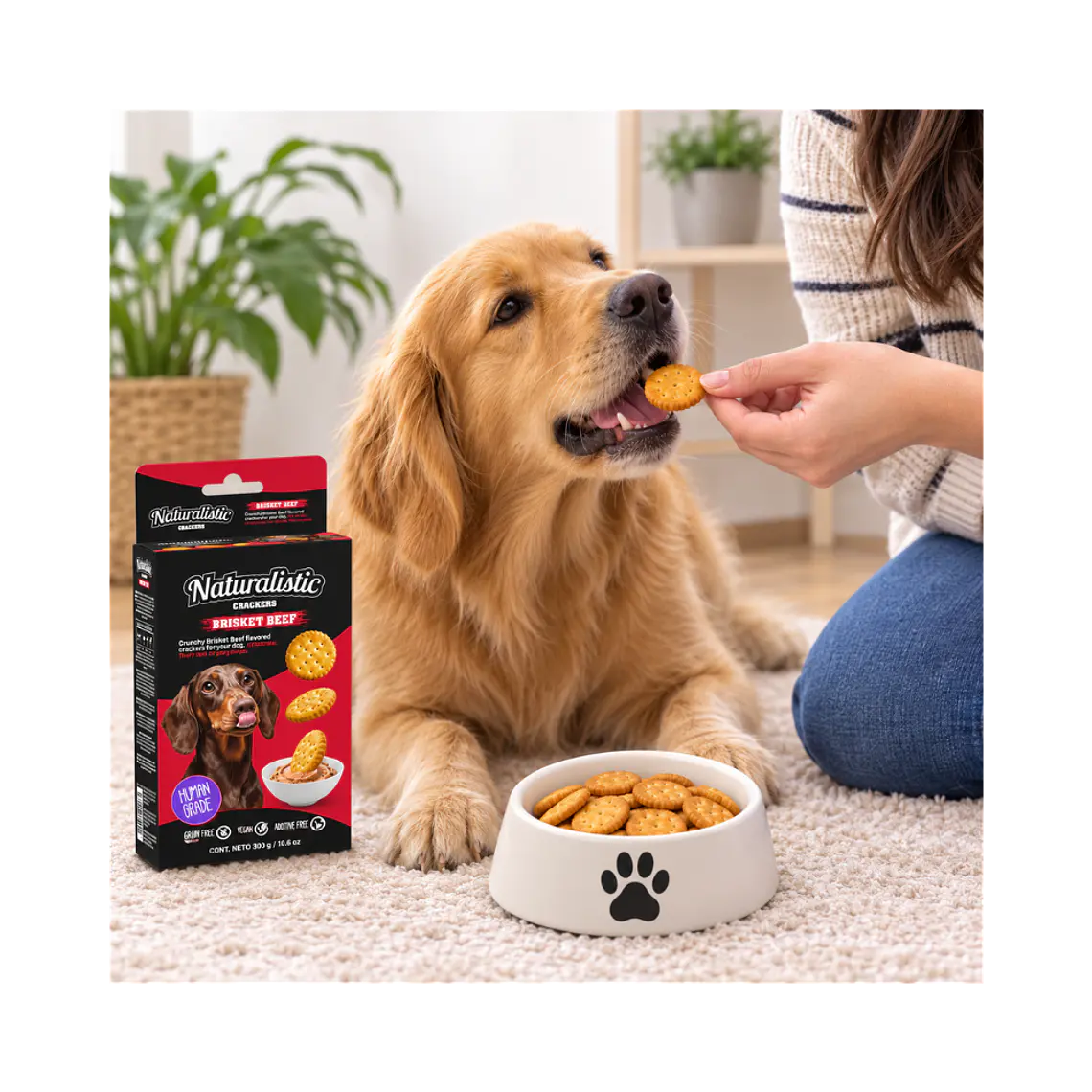 Galleta Para Perros Naturalistic Brisket Beef (Vacuno) - 200gr 2
