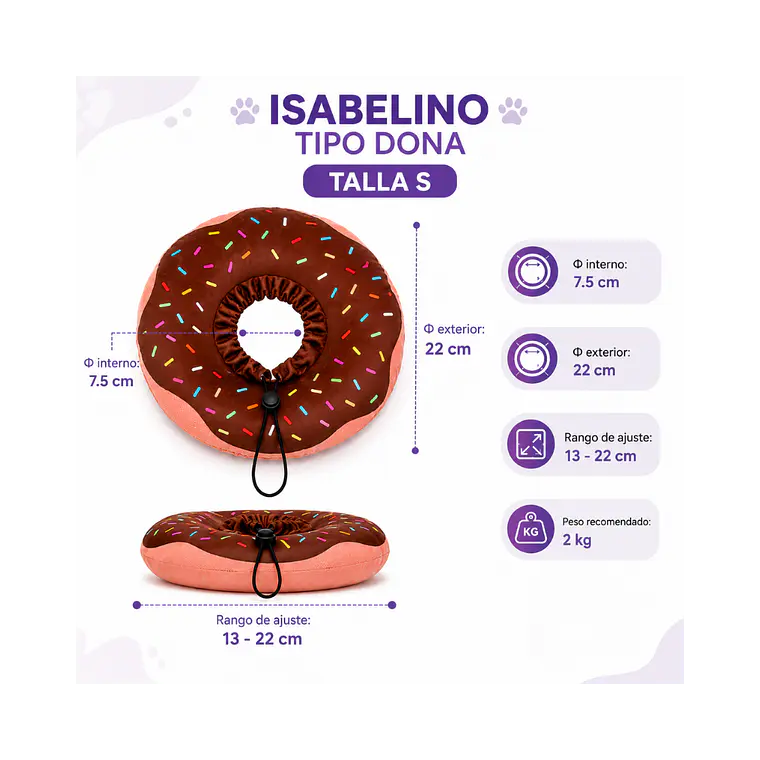 Collar Isabelino Tipo Dona S 1