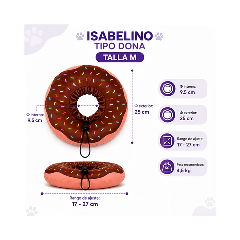 Collar Isabelino Tipo Dona M